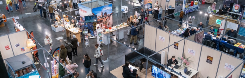 Salon Origine Loire 2026 - Vue de dessus des exposants